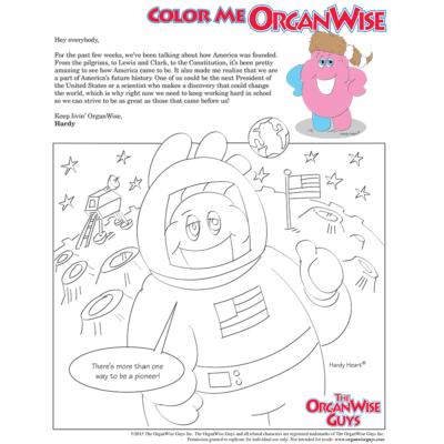 Free Printable Coloring Sheets & Pages for Kids | The OrganWise Guys